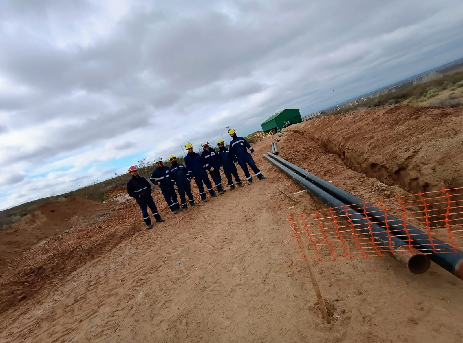Cuadrilla GASREN en obra